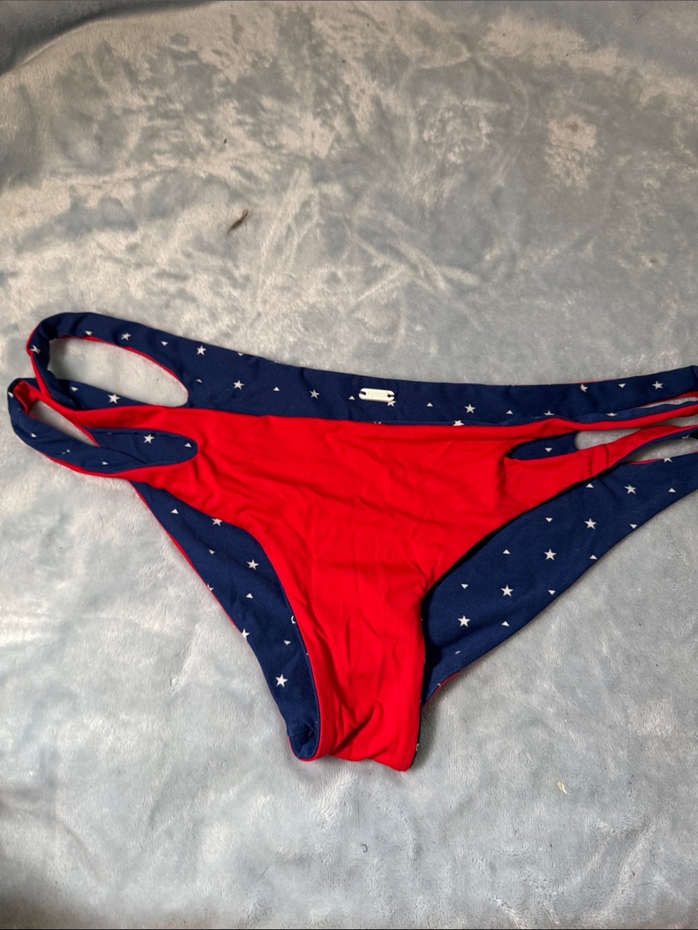 Rip Curl Red & Navy Star Bikini Bottom